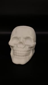 Skull LED Night Light Creative Table Lamp Horror Party Supplies For Bedroom Living Room Up With Remote Silicone Atmosphere Rechargeable Desk Touch Control Rgb Portable Scary Decor