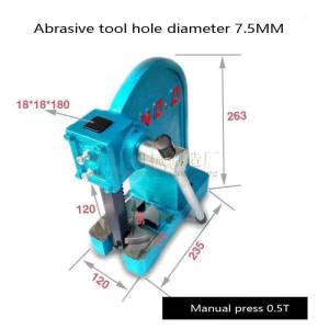 Precision Cylindrical Manual Press Hand Press Machine For Bearing Pressing Assembly & Insertion