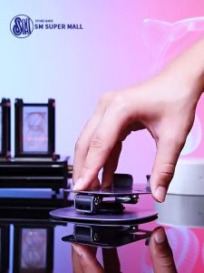 【SM Mall】Foldable Aluminum Phone Stand Desktop Holder for Tablet IPad Heavy Duty Metal Cell Phone Stand 720° Rotatable Adjustable Height for Lazy Desk Office Live Recording Online Class