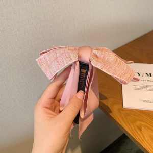 กิ๊บติดผมรูปโบว์กล้วยแบบเกาหลีกิ๊ปหนีบผมด้านหลังศีรษะกิ๊บติดผมกิ๊ฟหางม้าสูงที่คาดผมปิ่นปักผมใหญ่สำหรับเครื่องประดับผมผู้หญิง