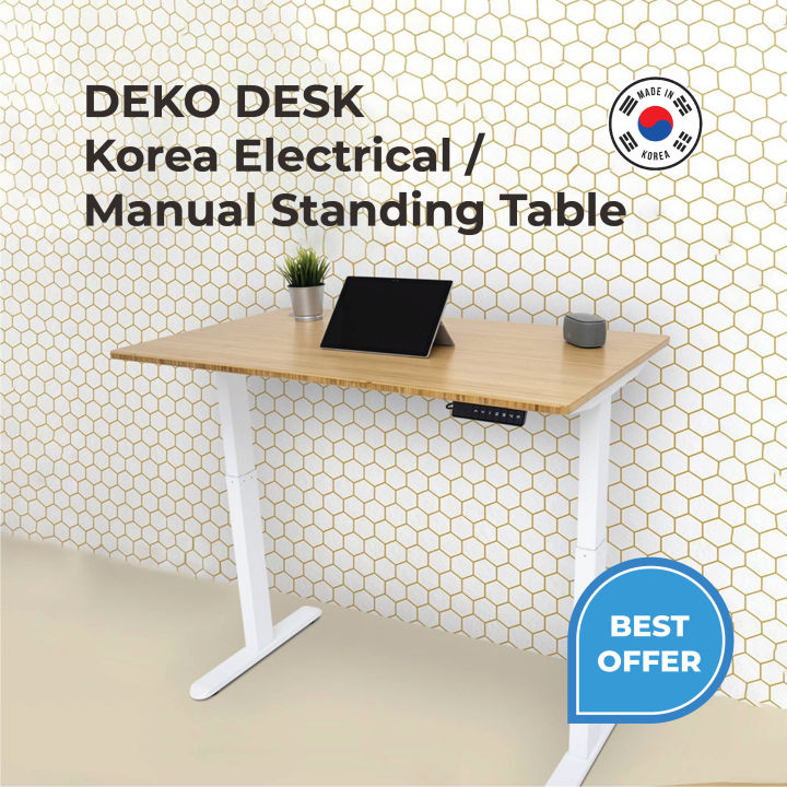 Manual Or Electrical Standing Desk Height Adjustable Table Smart Manual Or Electrical Standing Desk Height Adjustable Table Smart
