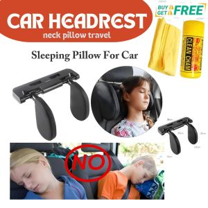 Car Neck Pillow Headrest Cushion Adjustable Car Seat Side Pillows Sleeping Neck Support Car Accessories Interior For Car