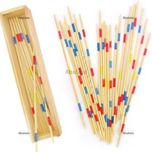 [COD] Abulaia 1ชุดแบบดั้งเดิม Mikado spiel รับ sticks กับกล่องเด็กเกมหลายคน