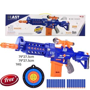 [COD & STOCK & Local ship]Toy Gun For Kids Electric Toy Gun pellet Toy Guns For Boys Soft Bullets Toy Gun With Light And Sound