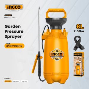 Ingco Water Sprayer 5L-8L Pressure Sprayer Handheld Garden Pump Sprayer HT2