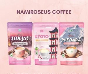 NAMIROSEUS Premium Coffee Slimming Collagen Drink Kyoto | Tokyo Vanilla | Pokhara Cappucino Drink