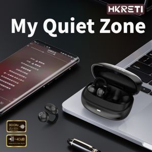 HKRETI Bluetooth 5.4 Wireless Earbuds IPX4 Microphone Call Noise Reduction Open Bluetooth Headphones HiTune