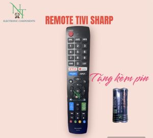 Remote Control SHARP Smart TV Original with Battery - Universal Plug Type