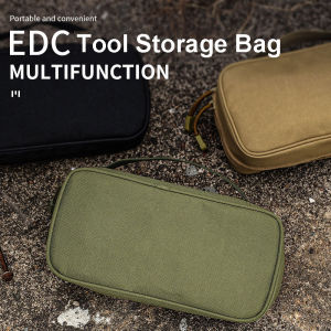 Huife Outdoor Portable Tools Storage Bag Tactical EDC Molle Pouch Camping Organizer Wash Bag