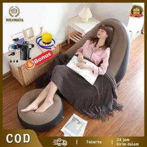 Sofa Santai Angin Intime / Kursi Santai Sandaran Kaki / Kursi Santai Dengan Sandaran Kaki+pompa kaki
