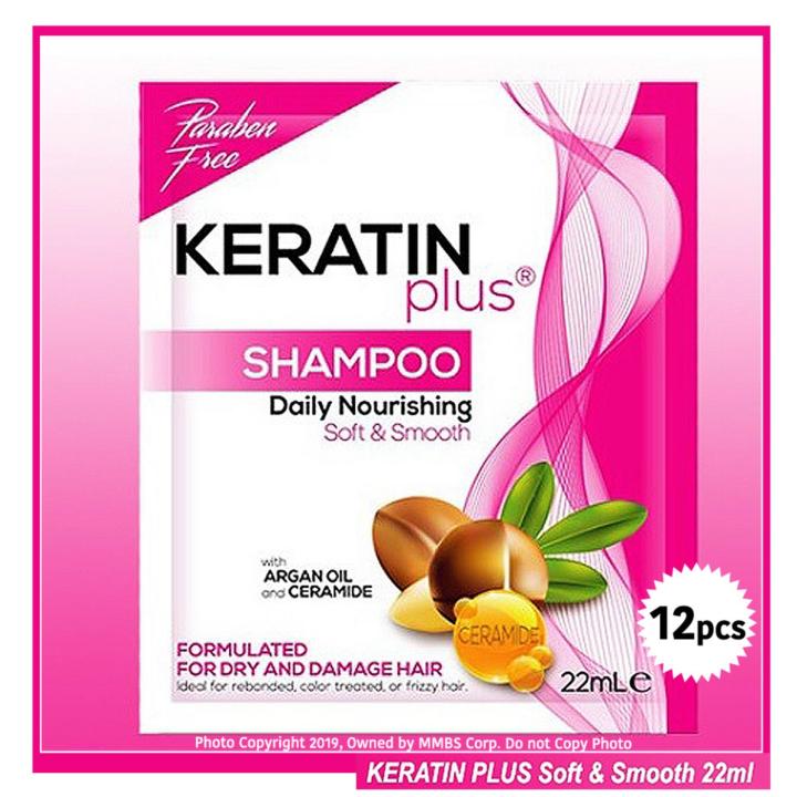 Keratin Plus Shampoo Daily Nourishing Soft & Smooth with Argan Oil and