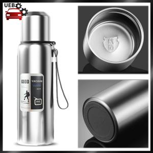 [Ueb Wholesale Mall]600-1000ml 316 Stainless Steel Insulated Thermal Tumbler with Handle Rope Thermal Mug Tumbler Bottle for Hot Cold Drink
