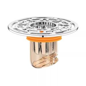 Floor Drain Strainer Stainless Steel with Basket Floor Strainer Stainless Steel Roof Floor Drain anti-clogging Outdoor terrace drain