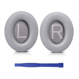 Replacement Ear Cushion Pad Over Ear Headphone Earpads Compatible for QC35 Noise Isolating and Comfortable Fit
