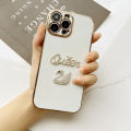 Hontinga Casing Case For OPPO Reno 5F Reno 4F Reno 4 4G Reno 4Z 5G Reno 5 5G 4G Reno 5 Pro 5G Case Swan Queen Fashion Solid Color Luxury Chrome Soft TPU Square Phone Case Full Cover Camera Protection Casing Anti Gores Rubber Case. 