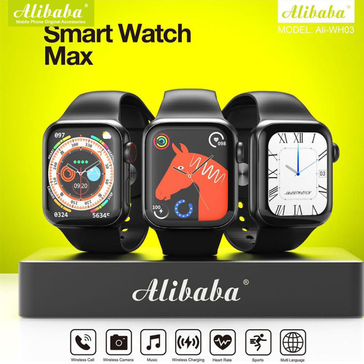 Alibaba Ali-WH03 Sports Smart Watch Max Wireless Charging IP68