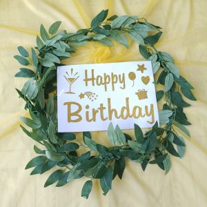 Miếng dán decal chữ Happy birthday trang trí jumbo bobo galaxy mừng sinh nhật mừng thôi nôi Phụ kiện chụp ảnh