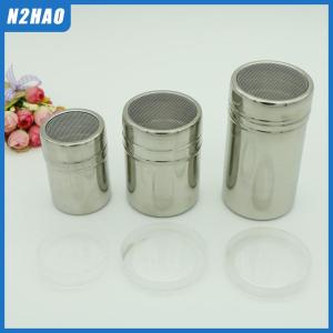 N2HAO Stainless Steel Chocolate Shaker Icing Sugar Powder Cocoa Flour Coffee Sifter