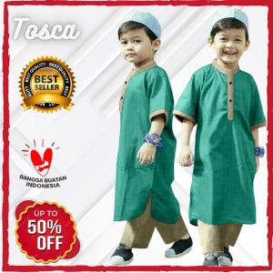 Baju Kemeja Setelan Koko Stelan Gamis Taqwa Muslim Ngaji Rainan Anak Cowok Laki Laki Pria Terbaru