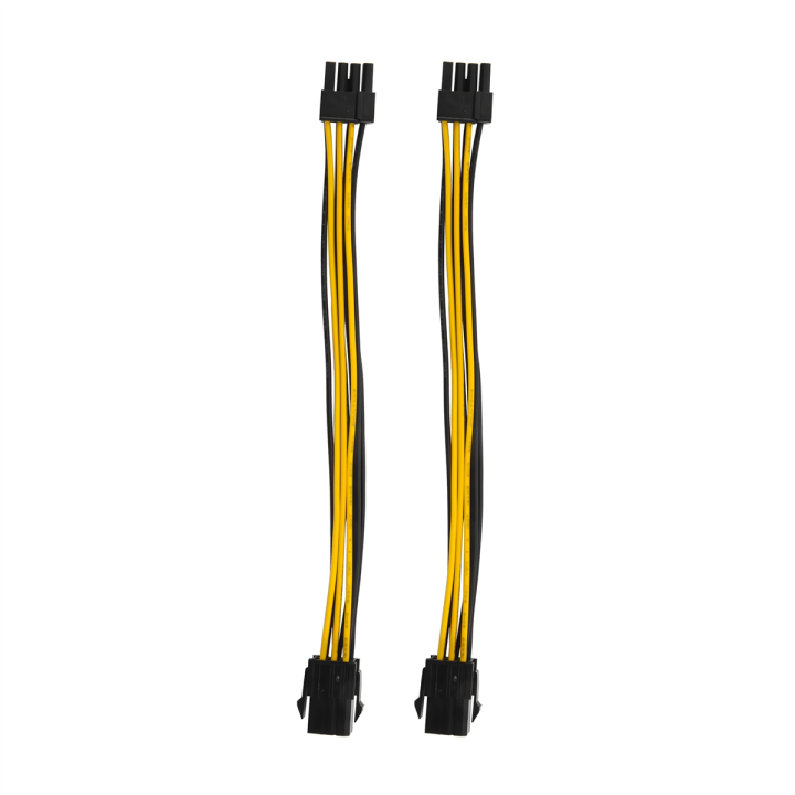 (BNRA) 2 Pack Graphics Card 6 Pin to 8 Pin PCIe Adapter Power Cable ...
