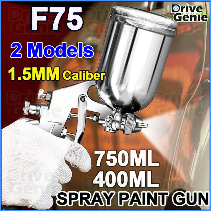 Professional Spray Gun, F75 750ml/400ml Pneumatic Spray Gun Painting ...