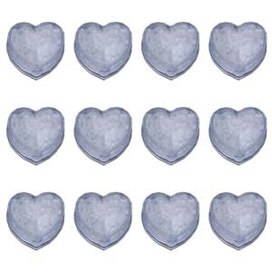 Gói của 12 hoạt động dưới nước LED hình trái tim khối đá lập phương ánh sáng cho uống nhấp nháy nước giải khát trang trí tiệc phụ kiện