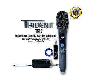 TRIDENT TR12 PROFESSIONAL UNIVERSAL SINGLE  WIRELESS MICROPHONE