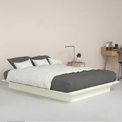 Sierra Collection- Queen Bed Japanese Zen Platform Bed Katil Queen -5 Colors