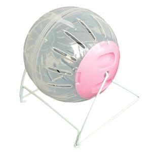Hamster Running Wheel Quiet Rotation Plastic Exercise Roller Wheel Toy With Secure Frame Pet Cage Entertainment Gear