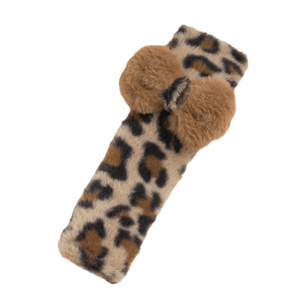 MARGETT Soft Fluffy Car Seat Belt Shoulder Pads Leopard Print Durable Car Seat Belt Cover Comfortable Decorative Shoulder Pad Cover Seat Belt Accessories