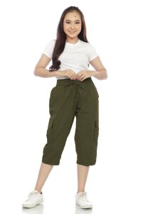 NHM Celana Cargo Pendek 7/8 Celana Pendek Wanita Jumbo