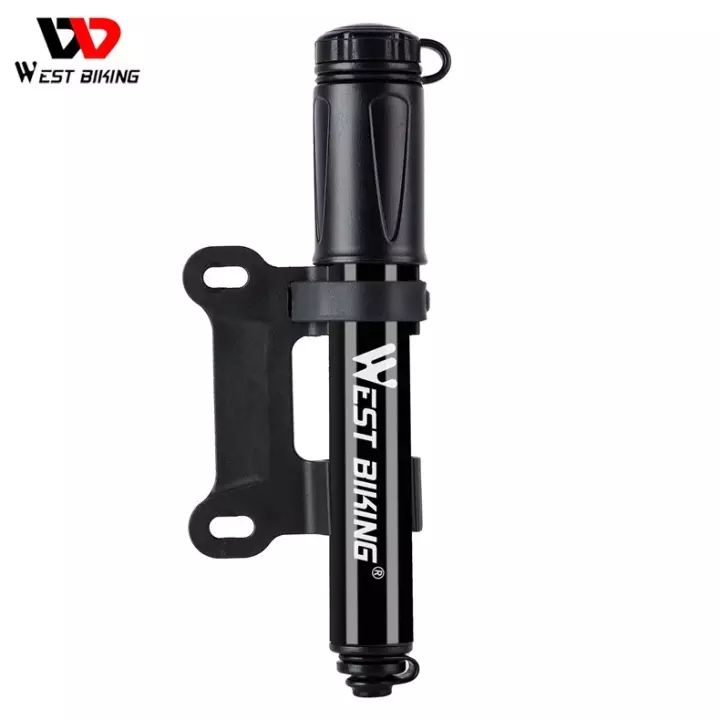 WEST BIKING Portable Bicycle Air Pump Alloy Mini Hand Mountain