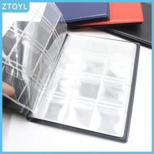 ZTOYL 120 Pockets Album For Coins Collection Book Home Decoration Album Coin Album Holders Collection Book Scrapbook Double Row Russia