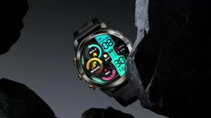 2025 New Outdoor military Smart Watch Men 1.46" AMOLED Bluetooth Call IP69K 3ATM Waterproof LED Flashlight 515mAh Battery Sports Smart Bracelet