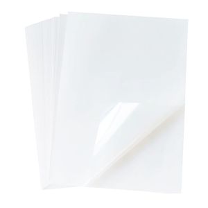 50pcs/bag Inkjet Transparant Film A4 Tranparan Clear PET Film Card