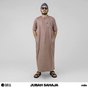 JUBAH SAHAJA Rosal Jubah Gamis Pria Ikhwan Sholat Rosal
