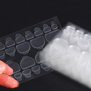 【FREE SHIPPING Ready Stock】24PCS White Fake Nails Short Long False Nails White Toenails French Fake Nails Set With Free Glue