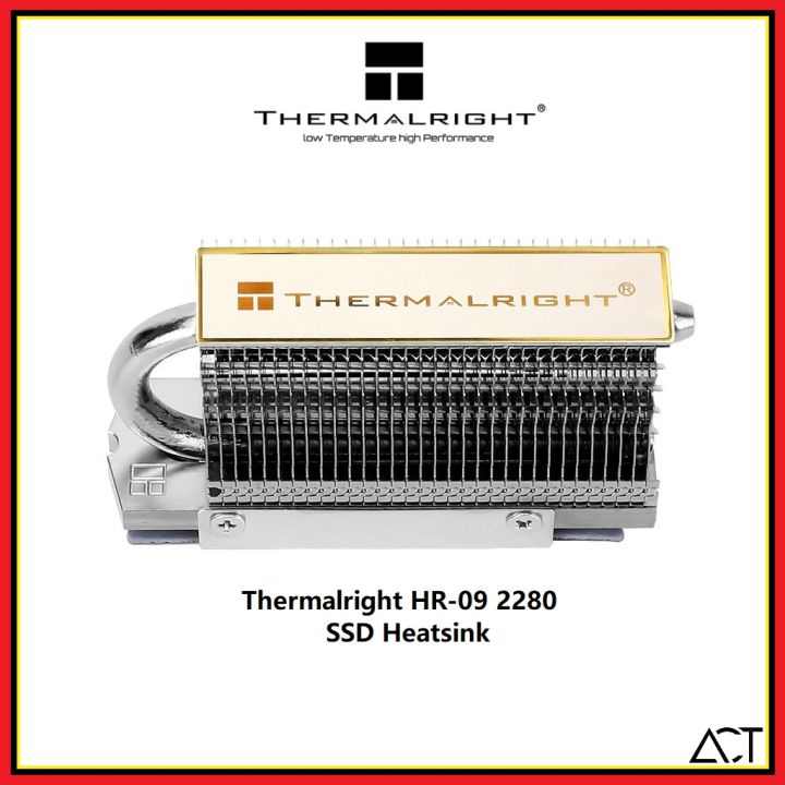 Thermalright HR-09 2280 SSD Kühlkörper – Mit Heatpipe, Doppelseitig, Für M.2 SSDs, 79x24x48 Mm