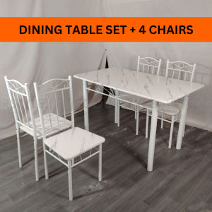 Vedourstyle Dining Set 1+6 Dining Table Dining Chair Set Modern Stylish Cafe Set Meja Makan MejaKafe