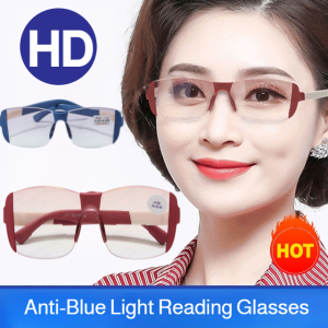 High-definition Reading Glasses For Men And Women - Blue Light Protection Dual-purpose Foldable And Portable - Glasses For The Elderly 远近两用老花镜