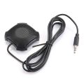 360 Degree Microphone Table Conference Meeting Studio Mikrofon PC Komputer Smartphone Laptop Tablet Notebook Video Call Whatsapp Belajar Kerja Online Zoom Mic Mikrofon Condenser Meja Podcast Youtube Live Streaming Noise Reduction s9883 - Black. 