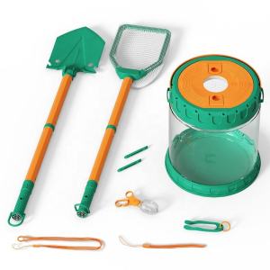 Oldlaiben Kids Tide Pooling Tools Set Beach Sand Play Tools Child Beach-hunting Activity Fish Catching & Crab Grabbing