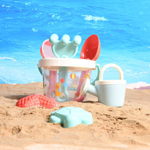 Moulty Kids Beach Toys Toddlers Sand Toys Set 8Pcs with Mesh Bag Including Bucket Shovels Rake Sifter and Molds Summer Outdoor Beach Sand Toys for Boys GirlsToddlers and Kids