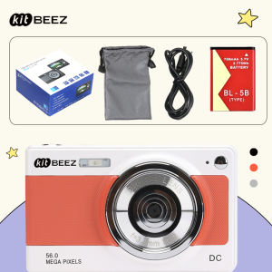 KC-2 Camera - 56MP CCD Camera Ultra HD 16X Digital Zoom IPS 1080P Video f/2.2 Autofocus 2.8inch Bulit-in Flash Shooting Vlog