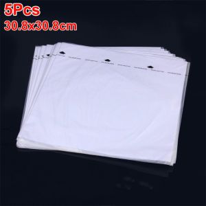 MODERNLUX 12 Inch Vinyl Records Sleeve White Resealable LP Vinyl Record Cover Useful Record Protection