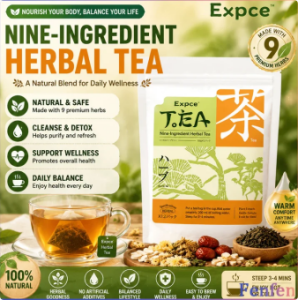 ON SALE Herbal Tea Nine varieties combined herbal infusion helps reduce accumulated blood fat and regulate cholesterol balance convenient COD