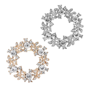 Elegant Sophisticated Wreathes Pin Vibranting Color Accesory Portable for Children and Trendy Adults Stylish Outfits