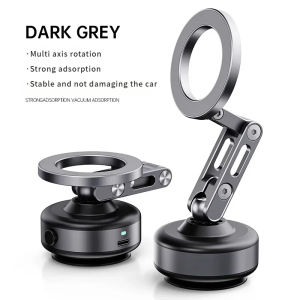 New Phone Holder Car Mount Mobile Phone Holder Magnetic Vacuum Adsorption Foldable 360 Degree Rotation