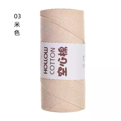 150g/Roll New Summer Crochet Yarn 2mm Thin Ice Cotton Thread for Hand Knitting Bag Hat Shoes 150g Hollow Line Colorful Nylon Cord