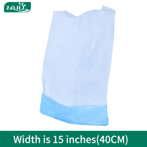 Disposable bibs 5 pcs Waterproof feeding bibs Adult Bib For Elderly disposable saliva napkins elderly bibs and meal pockets